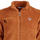 Fila Men's Logo Graphic Zip up Jacket Brown Size X-Large