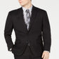 Club Room Men's Classic Fit Stretch Pindot Suit Black Size 43