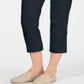 Charter Club Women's Pants Cropped Pull on Stretch Blue Size 12 Petite