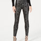 Inc Snake-Print Skinny Pants Black Size 0