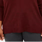 Karen Scott Women's V Neck Sweater Red Size 1X