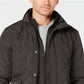 Calvin Klein Men's Quilted Lightweight Coat Gray Size Medium