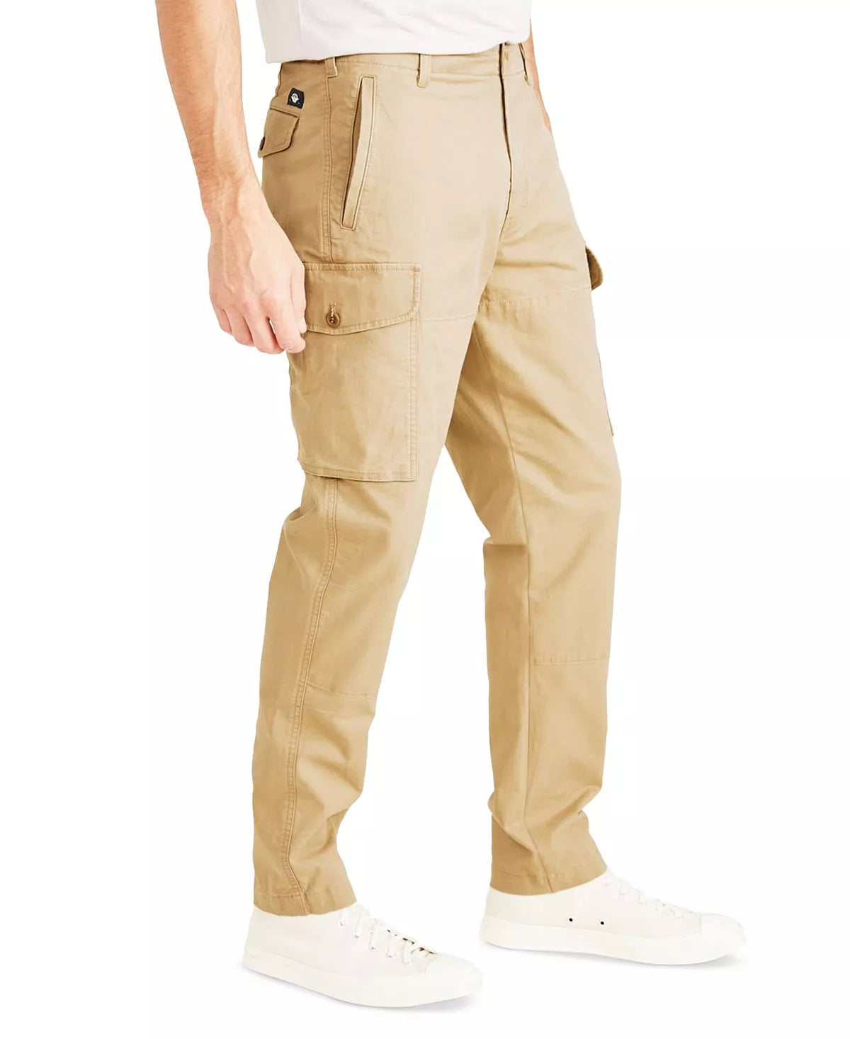 Dockers Alpha Men's Urban Cargo Pants Slim Fit Brown Size 34X32