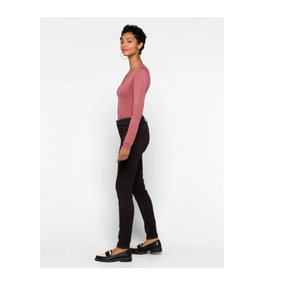 STS Blue Women's Emma Coated Skinny Jeans -Black Size 28