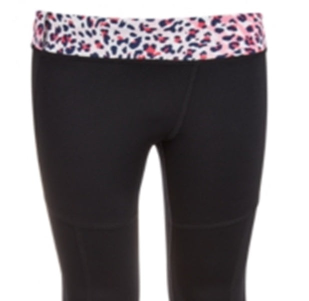 Ideology Big Girl's Colorblocked Animal Print Leggings Pink Size X-Large