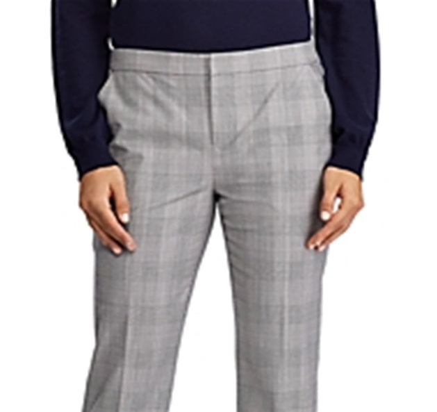 Ralph Lauren Women's Cotton Blend Pants Grey Size 8
