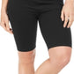 Style & Co Women's  Yoga Bike Shorts  Black Size XL
