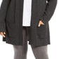 Style & Co Women's Layering Open Front Duster Sweater Gray Size 3X