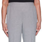 Alfred Dunner Women's Riverside Drive Pull on Pants Gray Size 10Petite