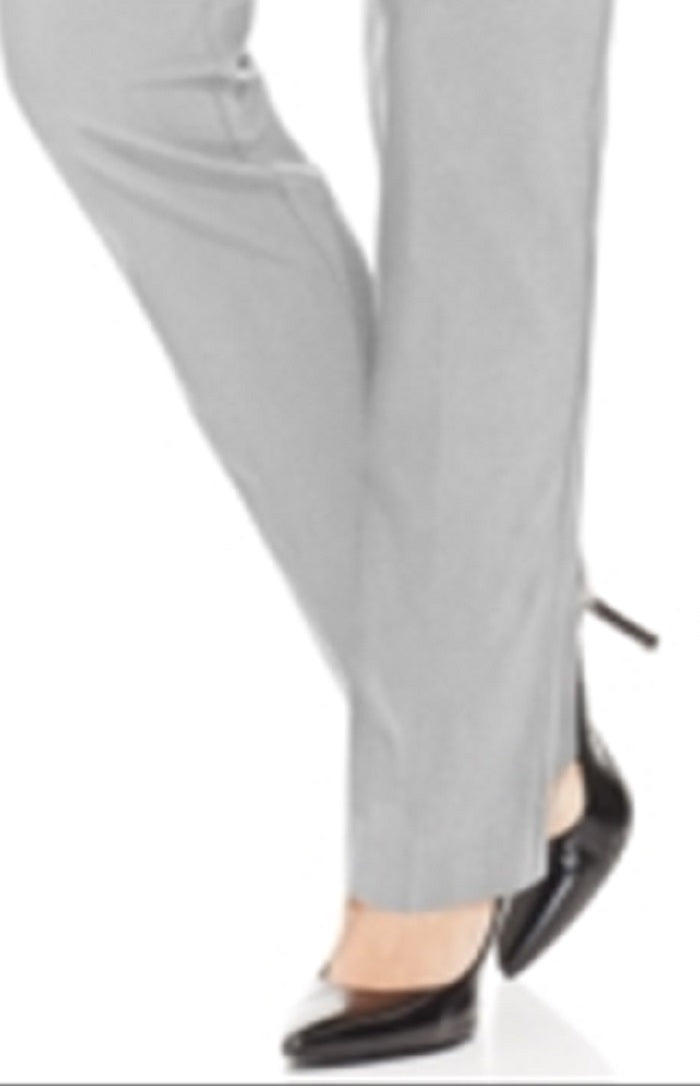 JM Collection Women's Studded Pull on Pants Short Gray Size Petite S