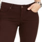 Style & Co Women's Tummy Control Bootcut Jeans Brown Size 14X4
