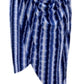 INC International Concepts Women's Asymmetric Blouson Maxi Dress Blue Size Medium