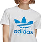 Adidas Women's Trefoil Tee White Size X-Small