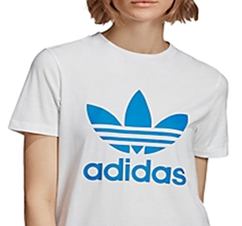 Adidas Women's Trefoil Tee White Size X-Small