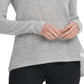 DKNY Women's Cowl Neck Hi Low Sweater Gray Size X-Large