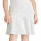 Ralph Lauren Women's Cap Sleeve Knee Length Fit Flare Dress White Size 16