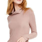 INC International Concepts Women's Shimmer Turtleneck Top Pink Size X-Large