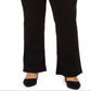 Style & Co Women's Plus Ella Pull on Bootcut Jeans Black Size 14W