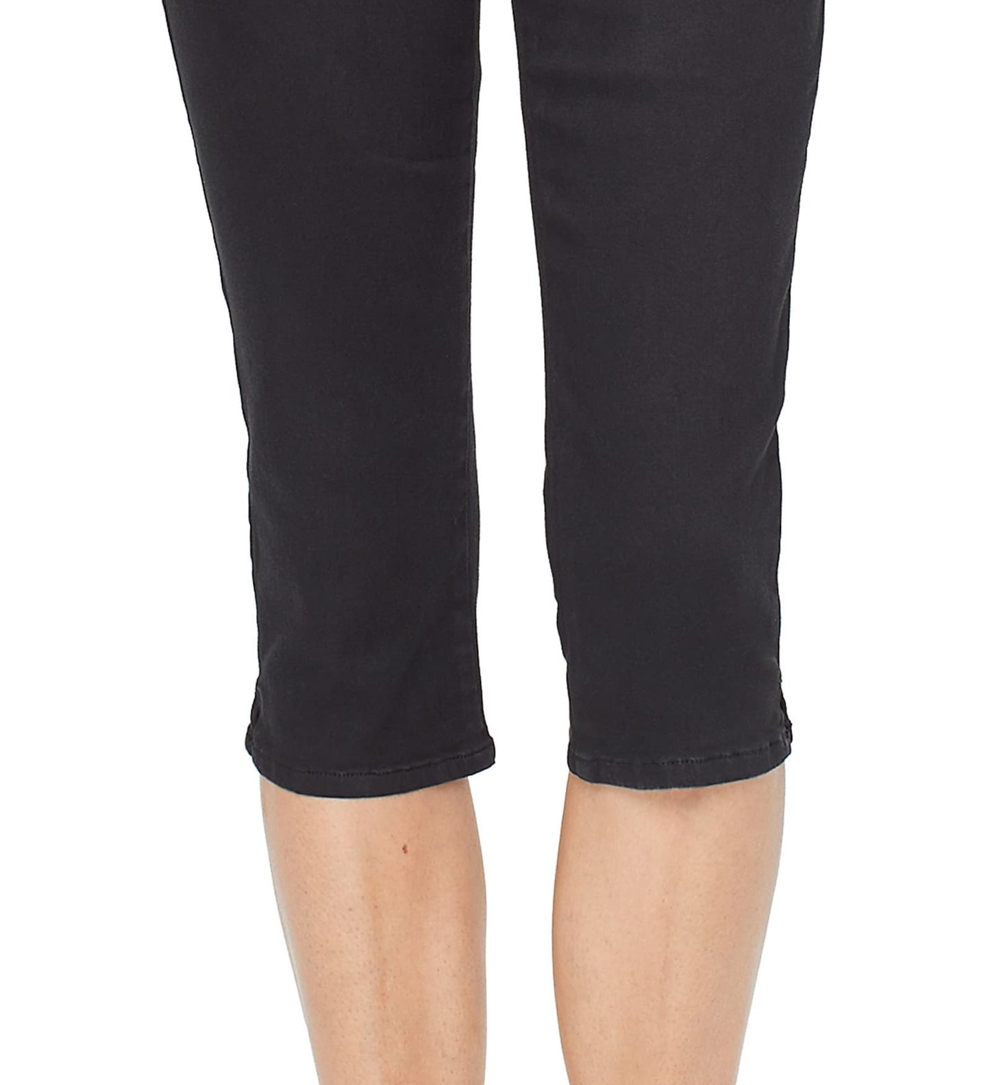 NYDJ Women's Skinny Capri Jeans Black Size 10