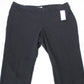 Charter Club Women's Straight Leg Wear to Work Pants Black Size 24W
