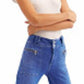 Free People Women's Zippered Pocketed Jeans Blue Size 30