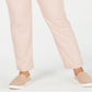 Style & Co Women's High Rise Slim Leg Jeans Pink Size 14W