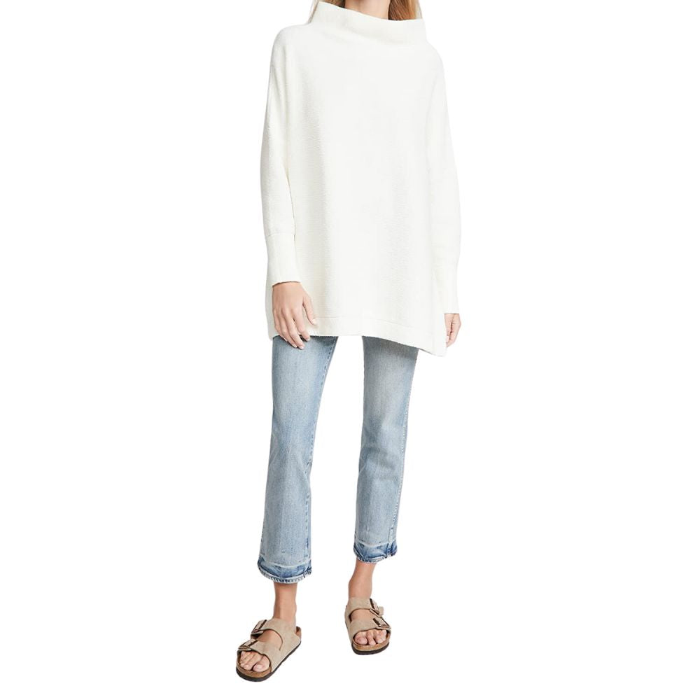 Free People Ottoman Slouchy Tunic White Size S