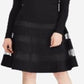 Lauren Ralph Lauren Women's Tulle-Trim Jersey Dress Black Size 8