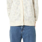 French Connection Women's Animal Print Long Sleeve V Neck Sweater Beige Size Medium