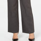 Charter Club Women's Belted Slim It up Trousers Gray Size 14 Petite