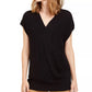 Alfani Women's Striped Batwing-Sleeve Sweater  Black Size 2XL