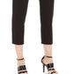 Calvin Klein Women's Piped Trim Cropped Dress Pants Black Size 2 Petite