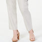 INC International Concepts Women's Belted Pants Brown Size 4