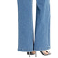 NYDJ Women's Teresa Wide Leg Jeans in Brickell Blue Size 6
