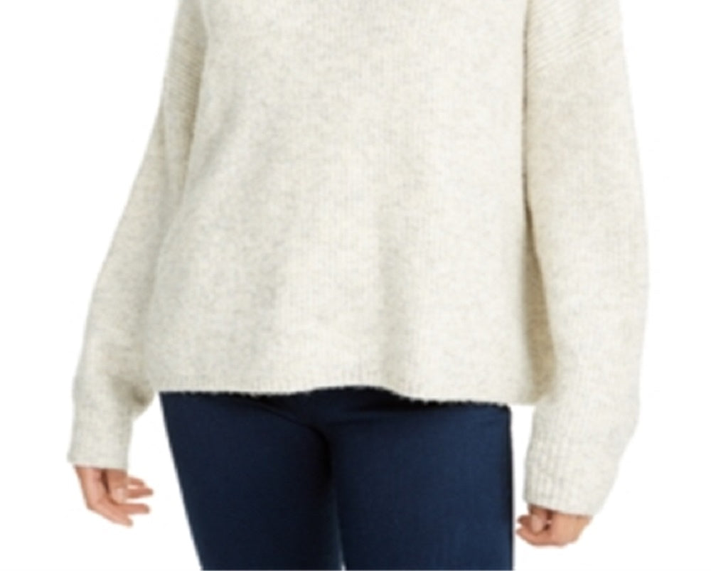 French Connection Women's Ribbed Pullover Sweater Brown Size Large