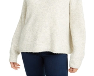 French Connection Women's Ribbed Pullover Sweater Brown Size Large