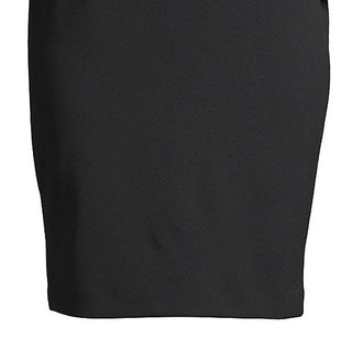 Calvin Klein Women's Bell Sleeve Knee Length Sheath Dress Black Size 2