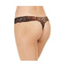 INC Women's Lace-Trim Leopard-Print Thong Underwear Leopard Brown Size 2XL