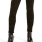 INC International Concepts Women's Zebra Embellished Curvy Skinny Jeans Black Size 4