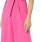 Tommy Hilfiger Women's Belted Lace & Scuba Crepe Jumpsuit Pink Size 8