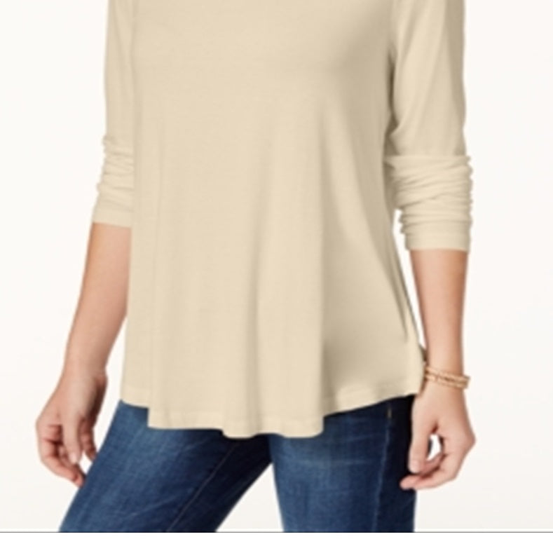 JM Collection Women's Turtleneck Top Brown Size X-Small