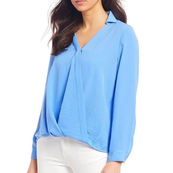 Vince Camuto Men's Rumple Twill Top BlueSize M