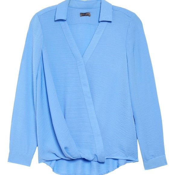 Vince Camuto Men's Rumple Twill Top BlueSize M