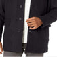 Cole Haan Men's Layered Mock Neck Textured Coats Gray Size X-Large