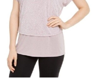 Ideology Women's Workout Fitness T-Shirt Purple Size Medium