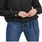 DKNY Women's Roll Tab Zip Front Jacket in Black Size Medium