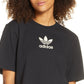 Adidas Women's Large Trefoil Tee Black Size Small