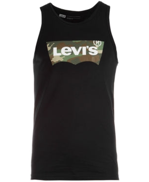 Levi's Men's Logo Casual Tank Top Black Size M