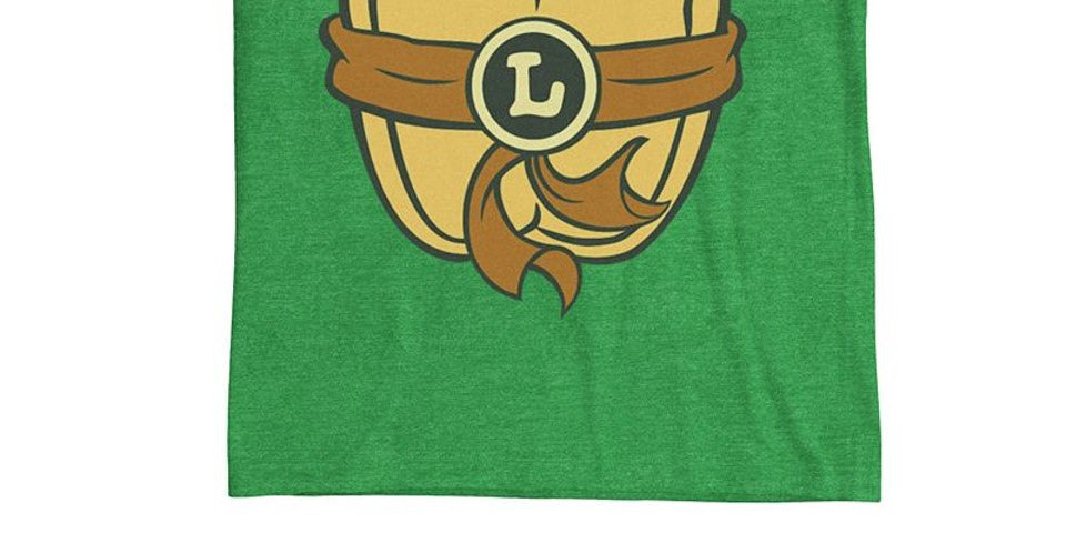Nickelodeon Boy's Teenage Mutant Ninja Turtles Leonardo Chest Costume Short Sleeve T-Shirt Green Size 5