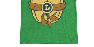 Nickelodeon Boy's Teenage Mutant Ninja Turtles Leonardo Chest Costume Short Sleeve T-Shirt Green Size 5